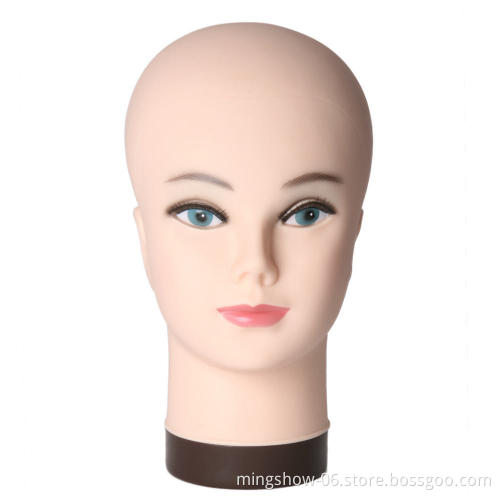 Bald head mannequin for display, mannequin head for eyelashes